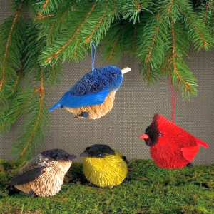 Brushart Buri Bristle Brush Ornaments